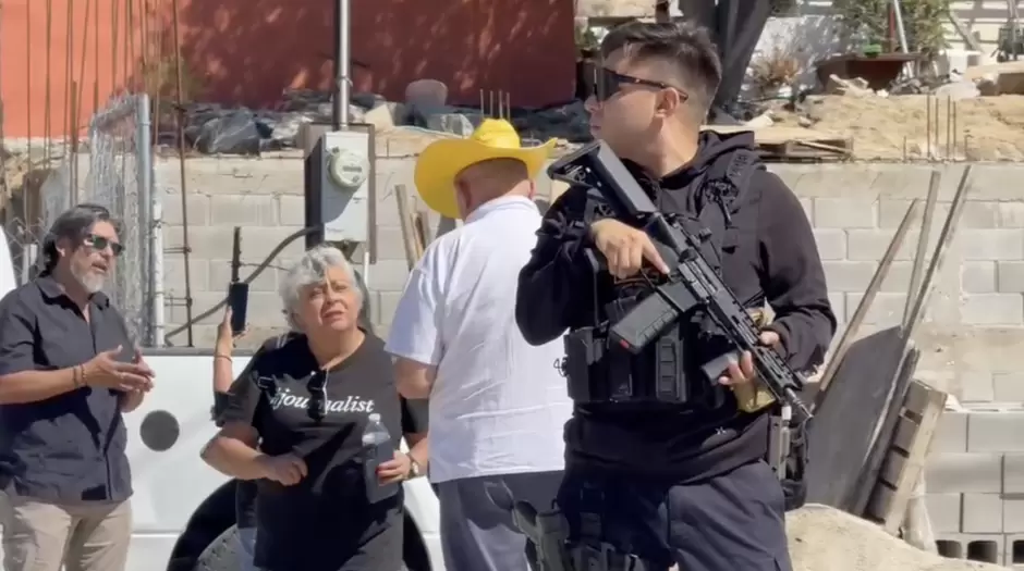 Periodistas se manifiestan en Tecate por agresión contra reportero