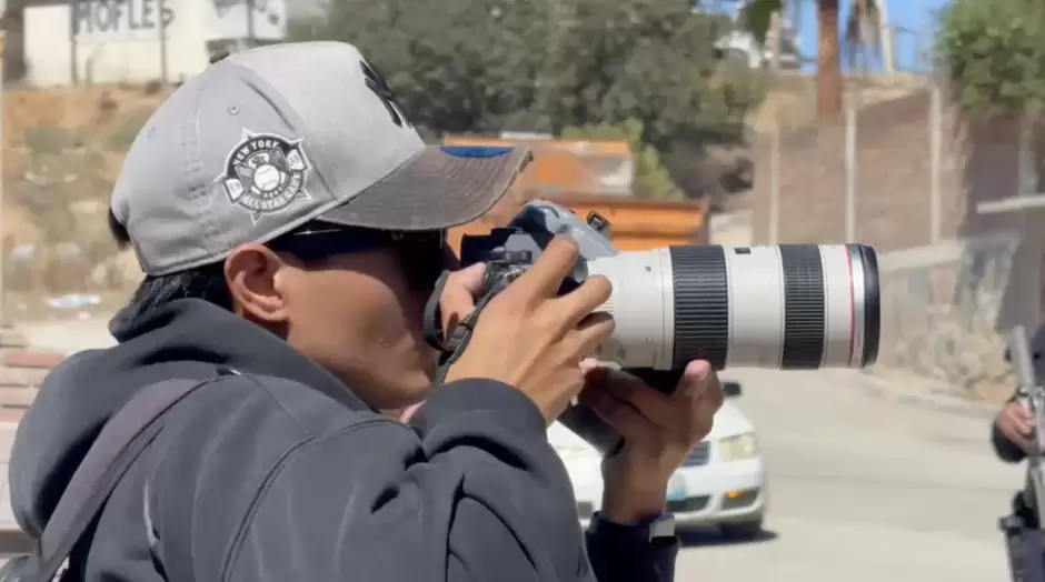 Periodistas se manifiestan en Tecate por agresión contra reportero