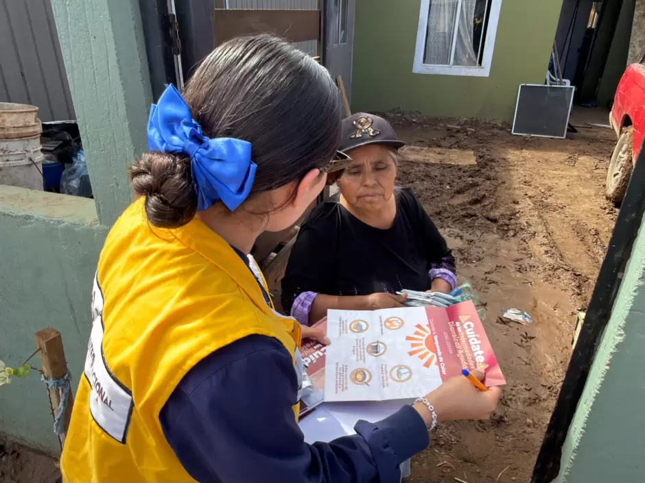 Brigadas de salud atienden zonas afectadas por tormenta Rachel