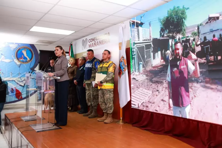 Mantiene Gobierno de Baja California acciones interinstitucionales y atención directa tras el paso de "Rachel"