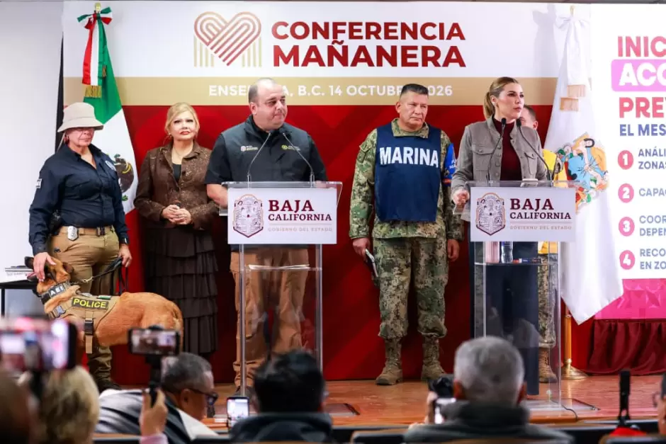 Mantiene Gobierno de Baja California acciones interinstitucionales y atención directa tras el paso de "Rachel"