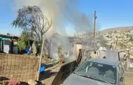 Incendios consumieron viviendas en Tijuana; localizaron un cuerpo calcinado