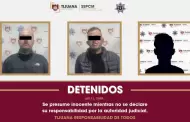 Detiene SSPCM a tres personas con dos armas de fuego; uno cuenta con orden de aprehensi�n por robo de veh�culo