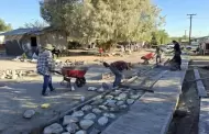 Avanza la construcci�n de caminos artesanales en Baja California: SICT