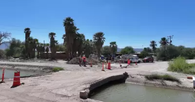 Construye CESPM red de agua potable en la colonia Ahumadita
