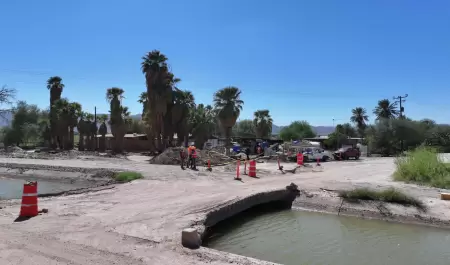 Construye CESPM red de agua potable en la colonia Ahumadita