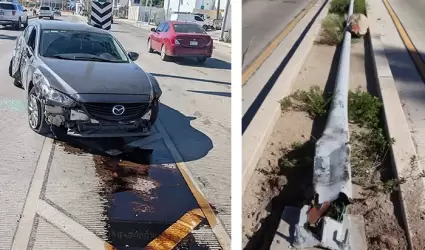 Accidente en el bulevar Colosio