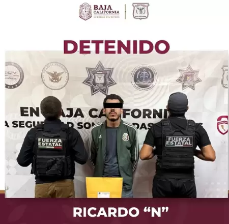 Captura FESC a presunto narcomenudista en el Valle de Mexicali