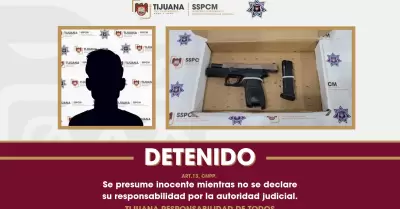 Detienen a menor de edad por presuntamente disparar contra polic�as municipales