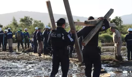 Reconoce SSCBC a polic�as y agentes caninos por apoyo tras Rachel en Ensenada