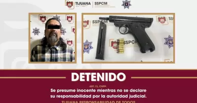 Detienen a hombre armado en la colonia Campestre Murua en Tijuana