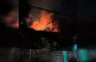 Incendio destruye cuatro viviendas en la colonia L�zaro C�rdenas de Tijuana