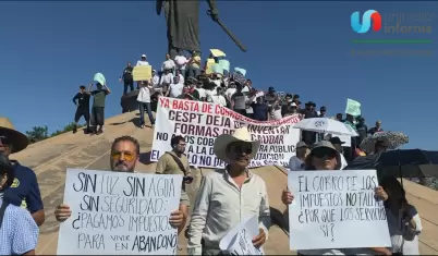 Protesta apagones