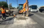 CESPM repone brocales y tapas de pozos de visita en carretera a San Luis