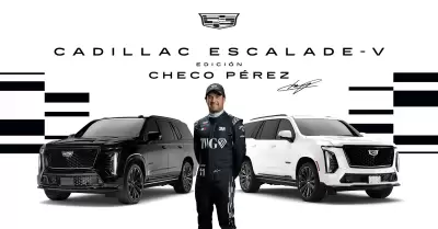 Cadillac presenta su camioneta edici�n "Checo" P�rez