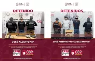 Fuerza Estatal detiene a tres integrantes del crimen organizado con armas