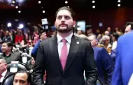 Diputado muestra video donde trapea agua sucia que arroj� al logo de MC