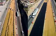 Arrancan trabajos de impregnaci�n en tramo norte del carril confinado Tijuana 2000
