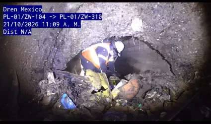 CESPM retira taponamientos en dren M�xico y refuerza limpieza de infraestructura