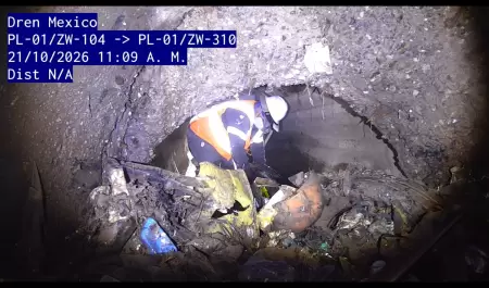 CESPM retira taponamientos en dren M�xico y refuerza limpieza de infraestructura