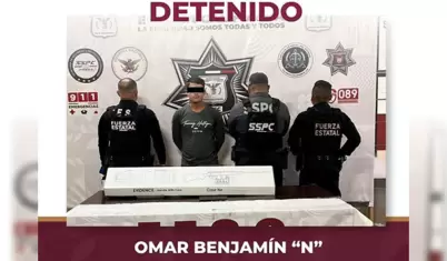 Presunto "halc�n" en Tijuana