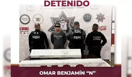Presunto "halc�n" en Tijuana