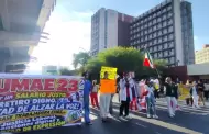 Trabajadores del IMSS protestan en varios estados