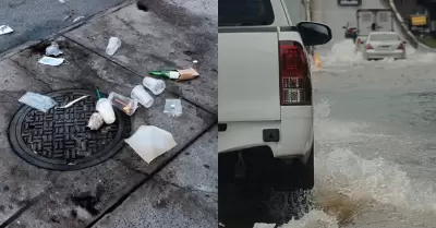 Exhorta Secretar�a de Medio Ambiente a no tirar basura para prevenir inundacione
