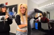 Miley Cyrus cumpli� el deseo de una fan con c�ncer de mama y le cort� el cabello