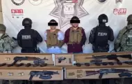 Ej�rcito Mexicano y la GN en coordinaci�n con la FESC, detuvieron a dos personas y aseguraron armamento en Tecate
