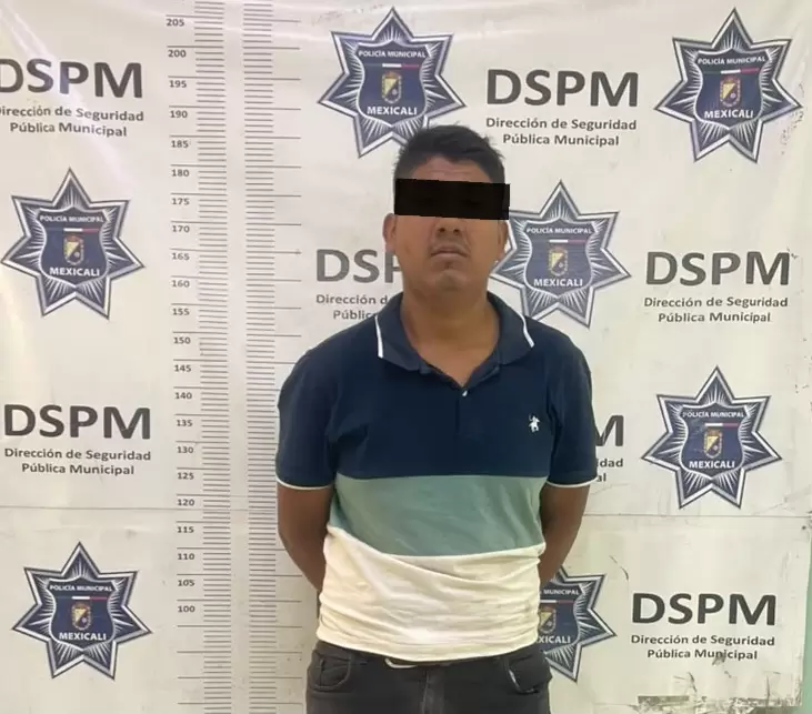 Detienen en Mexicali a hombre que intentaba cruzar el cerco fronterizo hacia Calexico