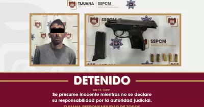Detiene SSPCM a hombre por presunta portaci�n ilegal de arma de fuego