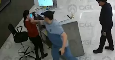 Agresor de recepcionista