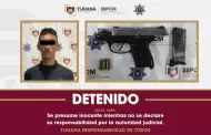 Aseguran agentes de la SSPCM a un hombre por presunta portaci�n de un arma de fuego