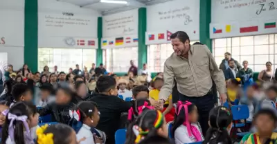 Encabeza Ismael Burgue�o conmemoraci�n del D�a de las Naciones Unidas en escuela