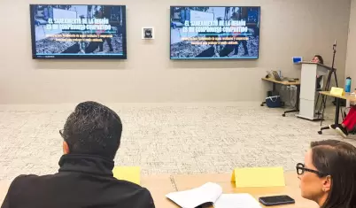 Avances de obras de saneamiento binacional ante representantes legislativos