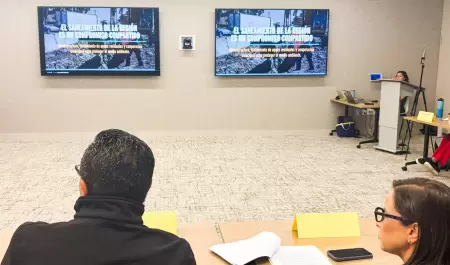 Avances de obras de saneamiento binacional ante representantes legislativos