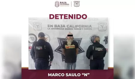 Captura Fuerza Estatal a presunto pederasta en Ensenada