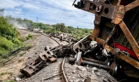 Descarrila tren