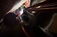 Rescatan a hombre de 40 a�os atrapado entre dos paredes en Tijuana