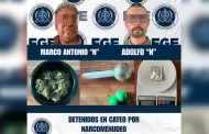Capturan a dos hombres durante cateo por presunto narcomenudeo