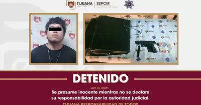 Detienen a presunto responsable de robo con violencia a farmacia