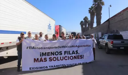 Transportistas en Tijuana