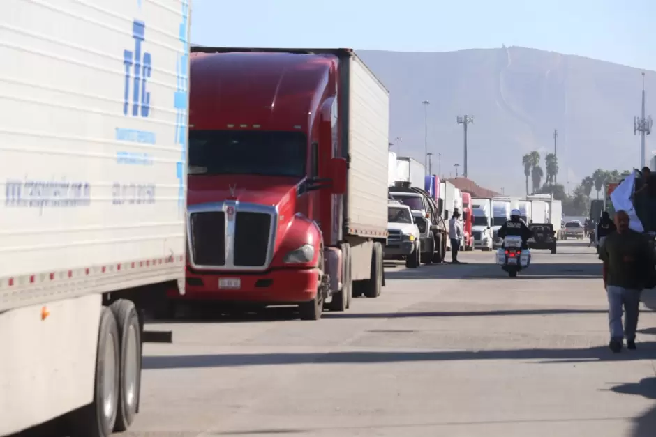 Transportistas en Tijuana