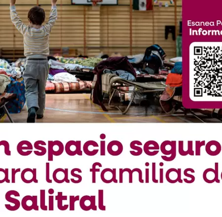 Habilita Gobierno de Ensenada refugio temporal para familias de El Salitral