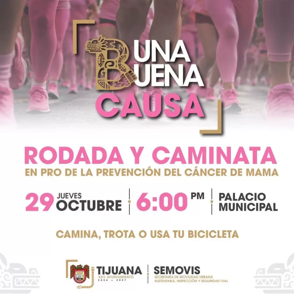 Rodada y Caminata por la Prevenci�n del C�ncer de Mama