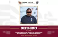 Aseguran agentes de la SSPCM a un hombre por presunta violencia contra la mujer