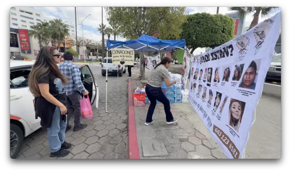 Colectan víveres para brigada de búsqueda