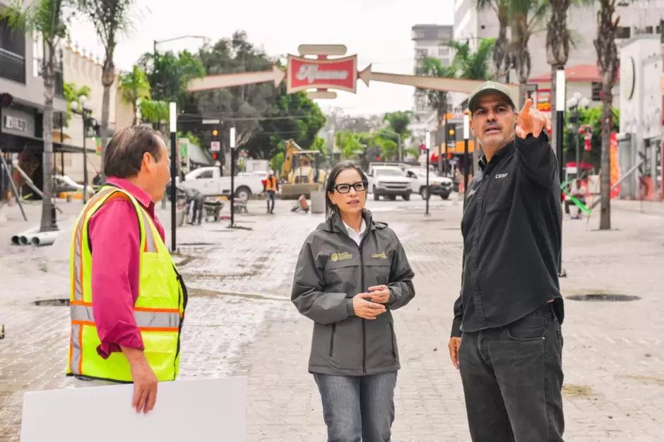 Apertura del andador peatonal de avenida Revolución