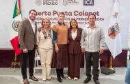 Asiste Ismael Burgue�o a la colocaci�n de la primera piedra del Puerto Punta Colonet